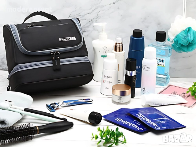 Чанта за тоалетни принадлежности за пътуване, голяма, унисекс, водоустойчива, снимка 2 - Други стоки за дома - 52119418