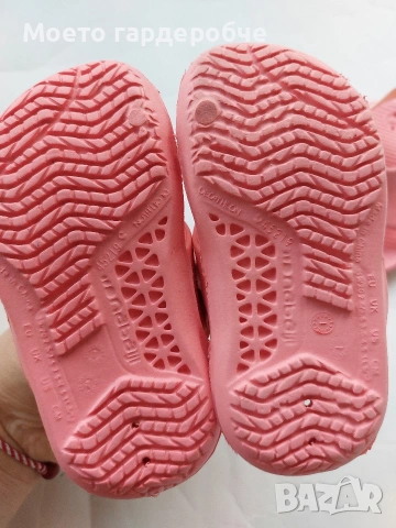 Лот от 2 чифта чехли с ластиче на глезена номер 19/20, снимка 2 - Детски джапанки - 54169659