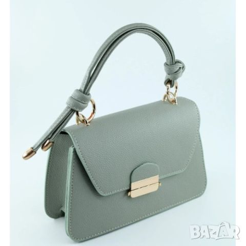 Елегантна фешън чанта с авнгардни дръжки в модерни цветове, снимка 4 - Чанти - 46412681
