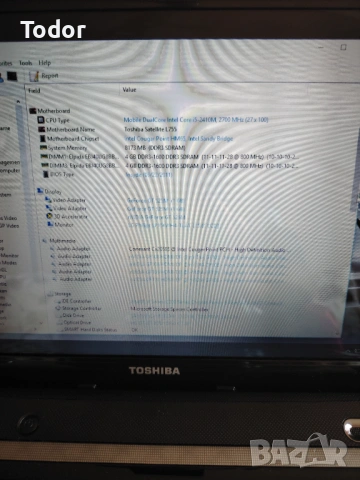 Toshiba Satellite L755-144, снимка 8 - Лаптопи за игри - 53870076