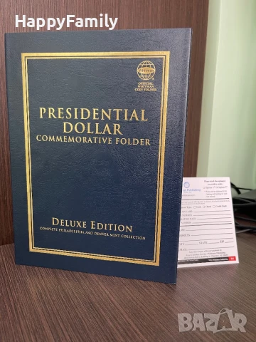 САЩ Албум 1 Долар Президенти Делукс изданние