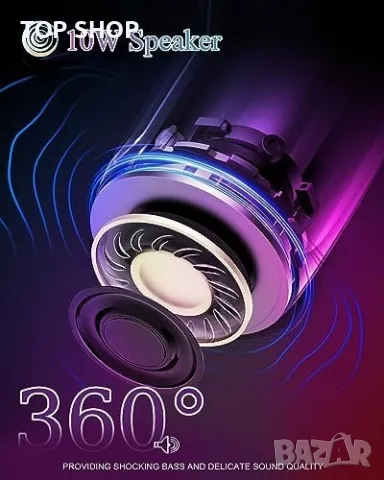 Нова преносима Bluetooth Караоке машина за деца и възрастни 3600mAH, снимка 6 - Караоке - 49657390