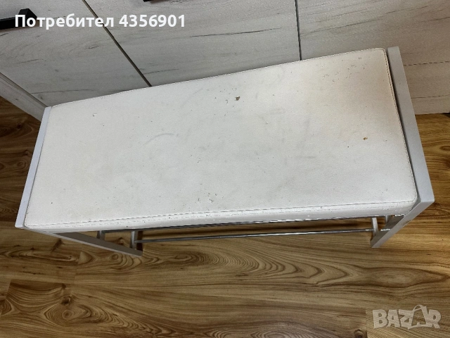Продавам стойка за обувки с пейка, снимка 3 - Етажерки - 53854125