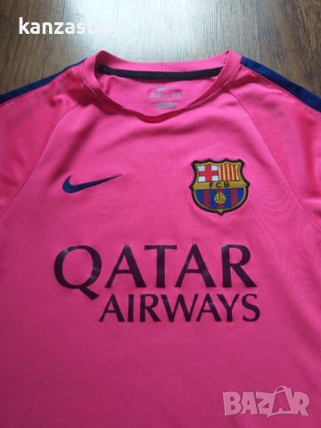 Nike Barcelona Training Jersey Football Shirt - мъжка футболна тениска С, снимка 2 - Тениски - 45983032