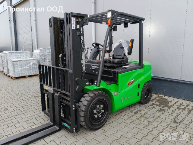 НОВ Електрокар Noblelift, четириопорен, товар до 3 тона, повдигане до 4 м., triplex