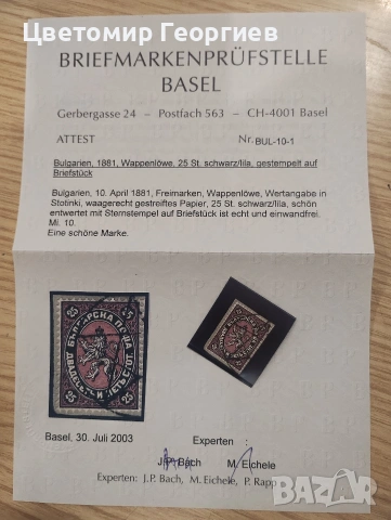 България 1881 г.