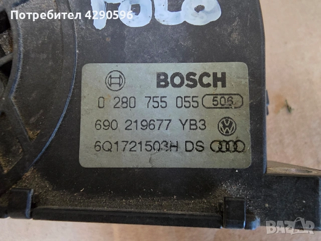 Педал газ за VW - 6Q1721503H / 0280755055, снимка 2 - Части - 54183653