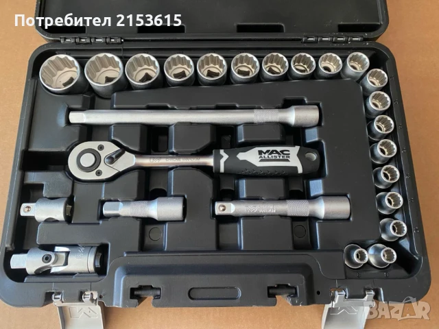 MAC ALLISTER 1/2 гедоре /гидория  25части вложки камъни комплект, снимка 3 - Гедорета - 51139162