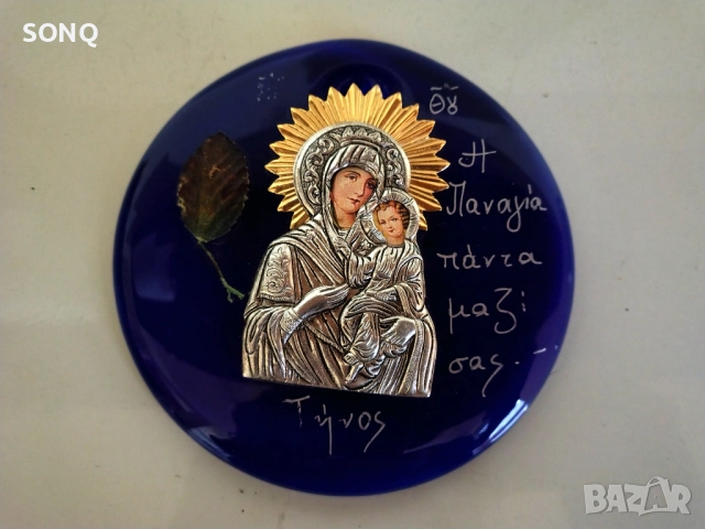 Красива Икона Дева Мария Със Младенеца