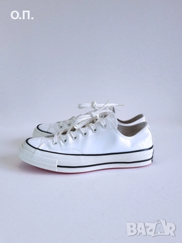 Converse Chuck Taylor 70 Ox 'White Patent' 39.5, снимка 3 - Кецове - 51600600