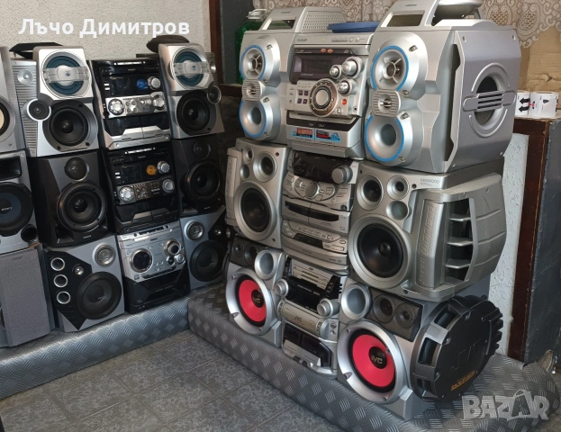 Аудио системи SONY - PANASONIC - AIWA- PHILIPS -JVC - SHARP - TECHNICS 