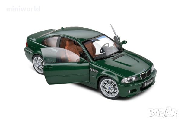 BMW M3 E46 Coupe 2000 - мащаб 1:18 на Solido моделът е нов в кутия, снимка 8 - Колекции - 46322210