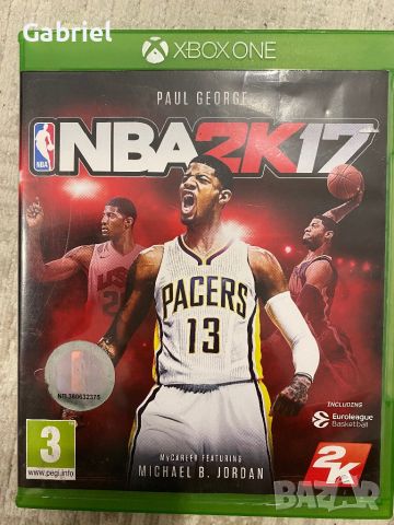 NBA 2K17 Xbox One, снимка 1 - Игри за Xbox - 46017589