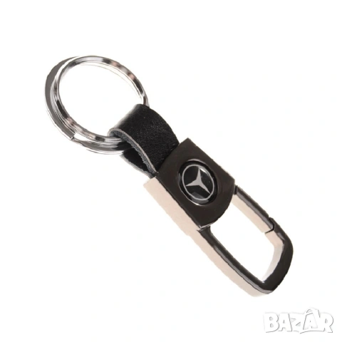  Ключодържател Mercedes / Мерцедес с кожа и метал стилен аксесоар , снимка 2 - Други - 54019101