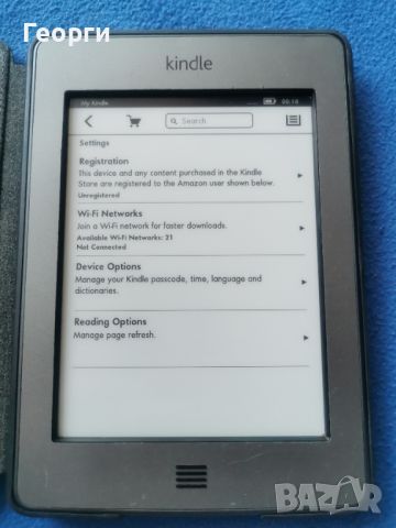 четец Kindle Touch  с калъвче, снимка 5 - Електронни четци - 46418380