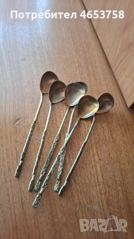 Посребрени коктейлни лъжици 