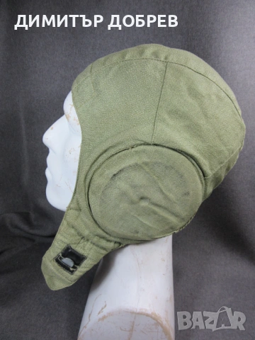 СТАР ВОЕНЕН ПИЛОТСКИ ШЛЕМОФОН ПОДШЛЕМНИК ГШ-6 БРЕЗЕНТОВ СССР БНА МИГ, снимка 2 - Антикварни и старинни предмети - 54154776