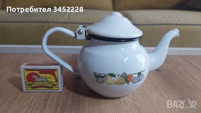 чайник малък емайл , снимка 6 - Сервизи - 46010154