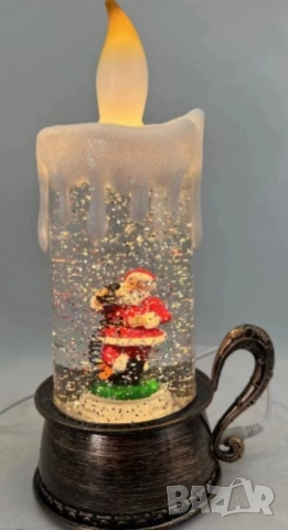 Магическа коледна свещ - декорация, снимка 2 - Декорация за дома - 52566551