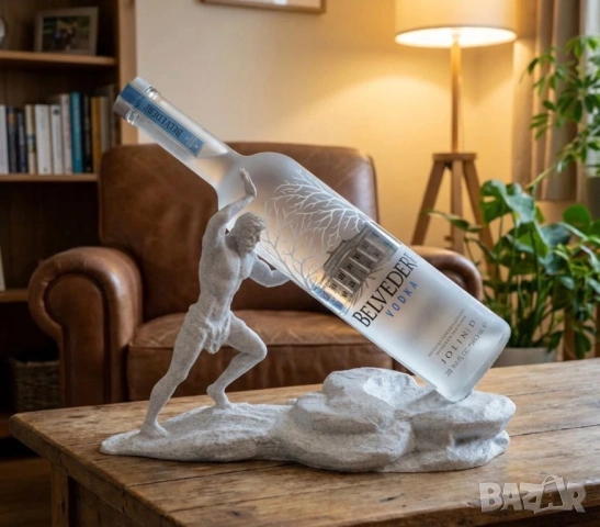 Бог Дионис стойка за напитки уиски вино водка и други статуетка фигура, снимка 3 - Статуетки - 54105205