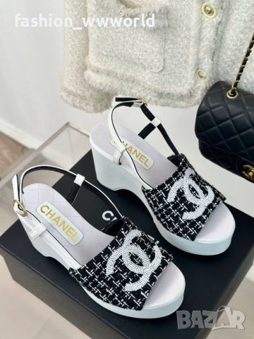 дамски обувки CHANEL-реплика, снимка 5 - Сандали - 46324653