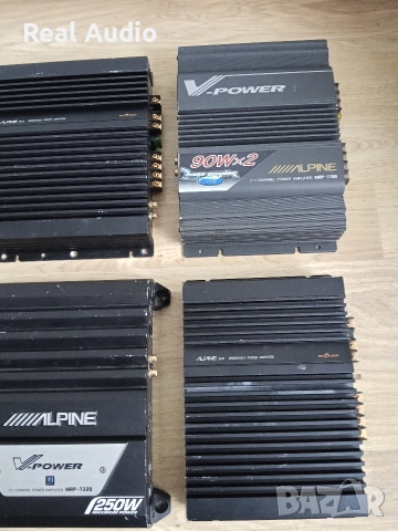 Лот 1 усилватели Alpine усилвател , снимка 3 - Аксесоари и консумативи - 52793007