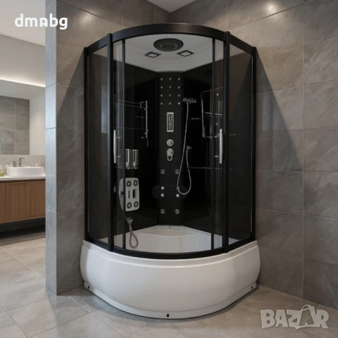 Хидромасажна душ кабина DMN Тиара , 135*135*215 см, снимка 3 - Душ кабини и вани - 50574690