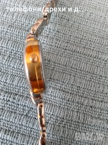 Позлатен дамски часовник Q&Q (1 микрон), снимка 2 - Дамски - 51228380