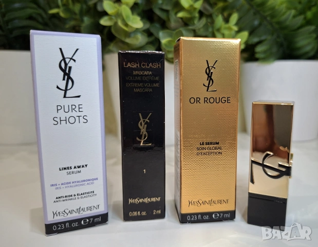 Козметичен сет Yves Saint Laurent - маскара, червило & серуми