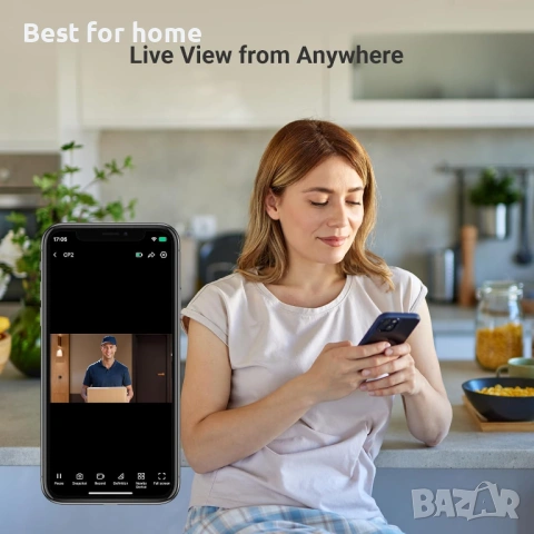 EZVIZ CP2 2MP камера за шпионка за врата, снимка 2 - Други - 53656781