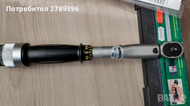 немски динамометричен ключ 1/4", снимка 4 - Ключове - 53678579