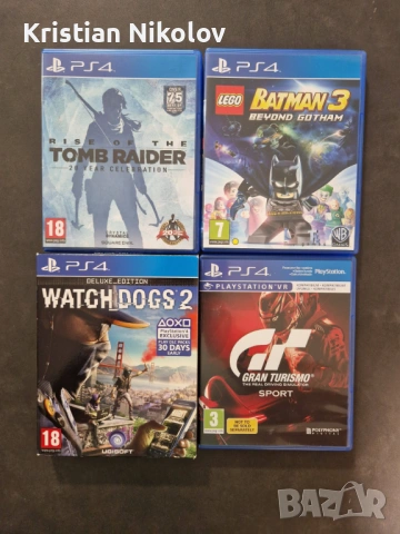 Игри за PS4 - Tomb Rider / Lego / Watchdogs 2 / Garn Tourismo Sport