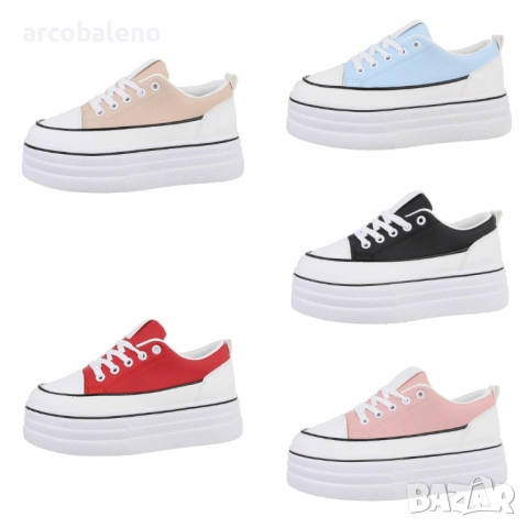 Дамски ниски маратонки, 5цвята 