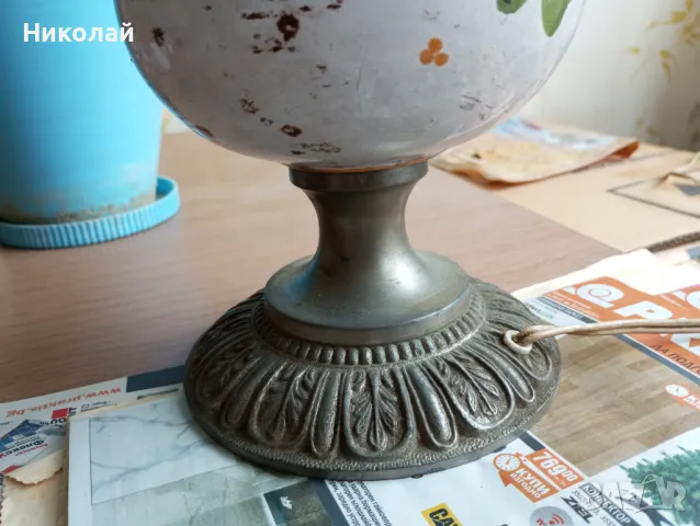 Старинна порцеланова нощна лампа, снимка 11 - Антикварни и старинни предмети - 49959835