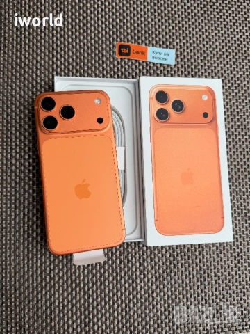 DUAL SIM ❗️ ГАРАНЦИЯ❗️iPhone 17 Pro Max Лизинг от 45€/мес Cosmic Orange  ☎️ 256Gb⚠️  оранжев