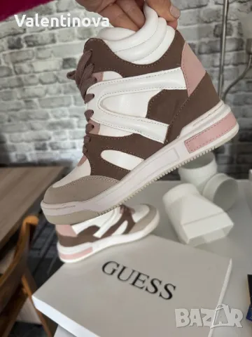 Guess със скрита платформа, снимка 3 - Кецове - 50336642