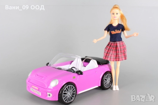 Кукла Барби с кола, снимка 4 - Кукли - 51523462