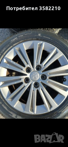 Оригинални Лети джанти с гуми ПЕЖО 308, снимка 13 - Гуми и джанти - 53464852