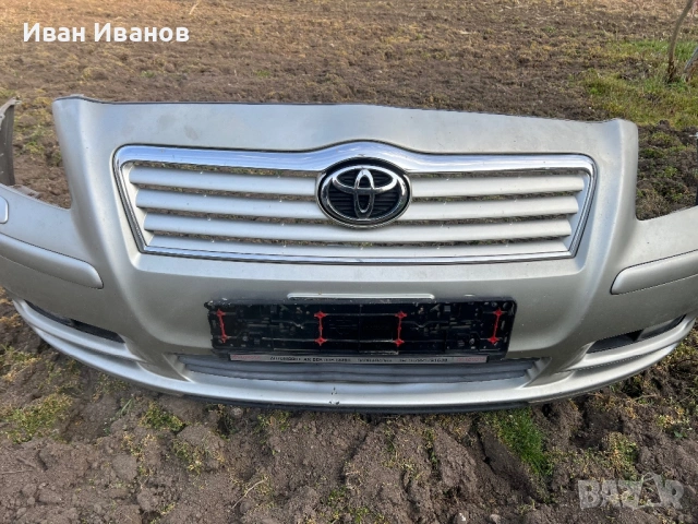 Toyota avensis T250 предна броня