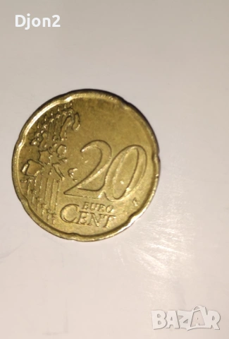 Евро Монета вижда се номинала., снимка 6 - Нумизматика и бонистика - 53056402