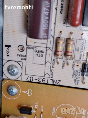 LED DRIVER ,ZNL193-07,ZPR120 , за 43-инчов телевизор GRUNDING 43 GFB 6623, с дисплей 057D43A54P, снимка 2 - Части и Платки - 53202269