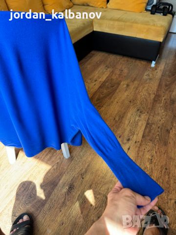 Супер естравагадна блуза с дълък ръкав синя само за 5лв., снимка 7 - Блузи с дълъг ръкав и пуловери - 45628874