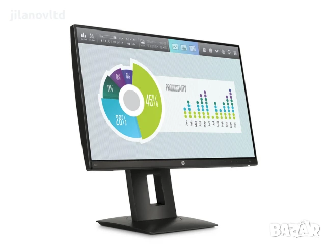 Монитор HP Z23n – А статус с 12 месеца гаранция, професионален 23 IPS, снимка 3 - Монитори - 51289103