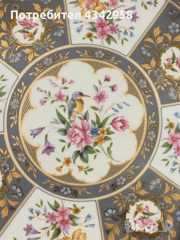 Japan. Sudo.Vintage. Порцеланова чиния., снимка 4 - Антикварни и старинни предмети - 50235679