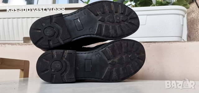 Боти Skor 39н.Естествен велур и кожа , снимка 2 - Дамски боти - 52127043