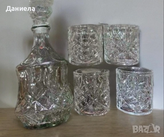 Комплект гарафа от 5 части, снимка 2 - Сервизи - 52016655