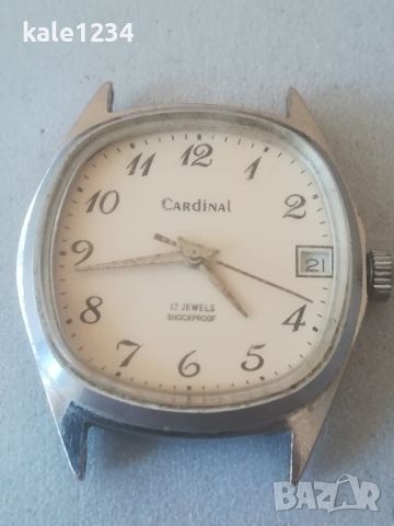 Часовник Cardinal. USSR. Vintage watch. Механичен. Кардинал , снимка 5 - Мъжки - 45890717