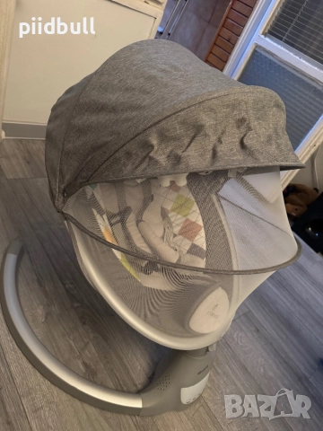 Cangaroo Бебешка електрическа люлка iSwing светлосива, снимка 2 - Други - 52683721