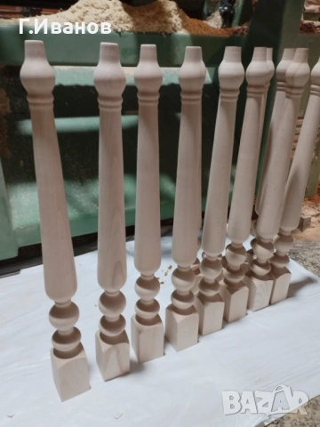 Струговани крака за маса, снимка 3 - Дърводелски услуги - 53669545