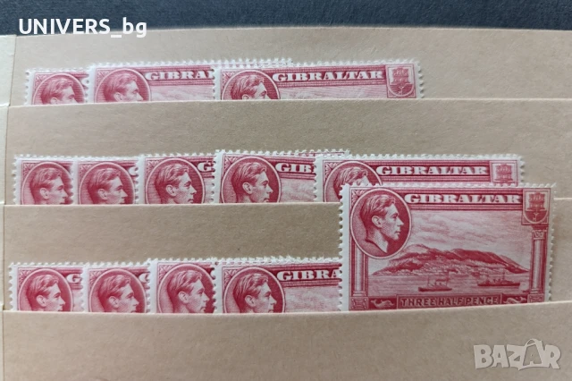 Пощенски марки GIBRALTAR 1938/51г